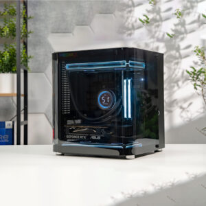 Used ส่งทันที เคสเล็ก mATX กระจกโค้ง2ด้าน ไร้รอยต่อ อลูมิเนียมอัลลอยด์ Jonsbo tk-1 2.0 Case Media Z