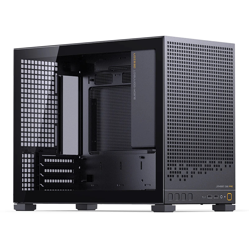 เคส mATX สีดำ ขาว เล็ก หรู เย็น โปร่ง5ด้าน รับการ์ดยาว ชุดน้ำ2ตอน Jonsbo D32 std pro Micro - Image 2
