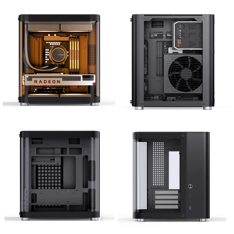 Used ส่งทันที เคสเล็ก mATX กระจกโค้ง2ด้าน ไร้รอยต่อ อลูมิเนียมอัลลอยด์ Jonsbo tk-1 2.0 Case Media Z - Image 6